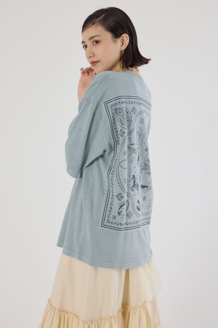 RODEO CROWNS「バンダナピグメントTシャツ」|Tシャツ・カットソー|
