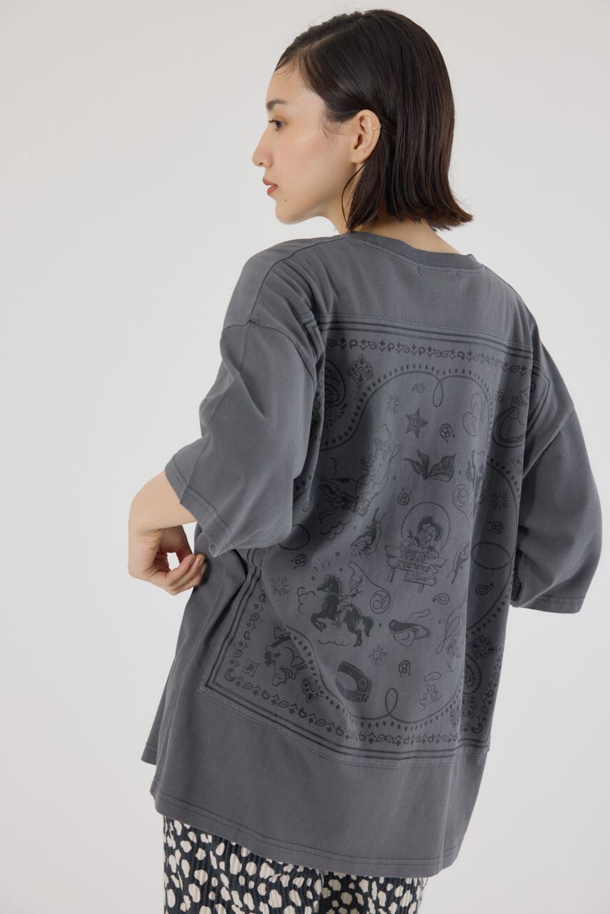 RODEO CROWNS「バンダナピグメントTシャツ」|Tシャツ・カットソー|