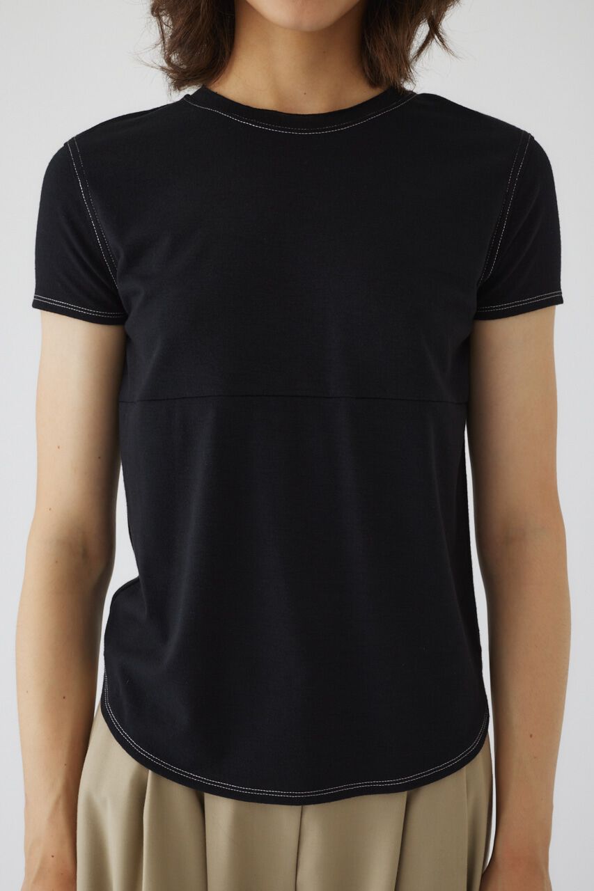 RIM.ARK 「Color changing stitch T/SH」|Tシャツ・カットソー|BLK