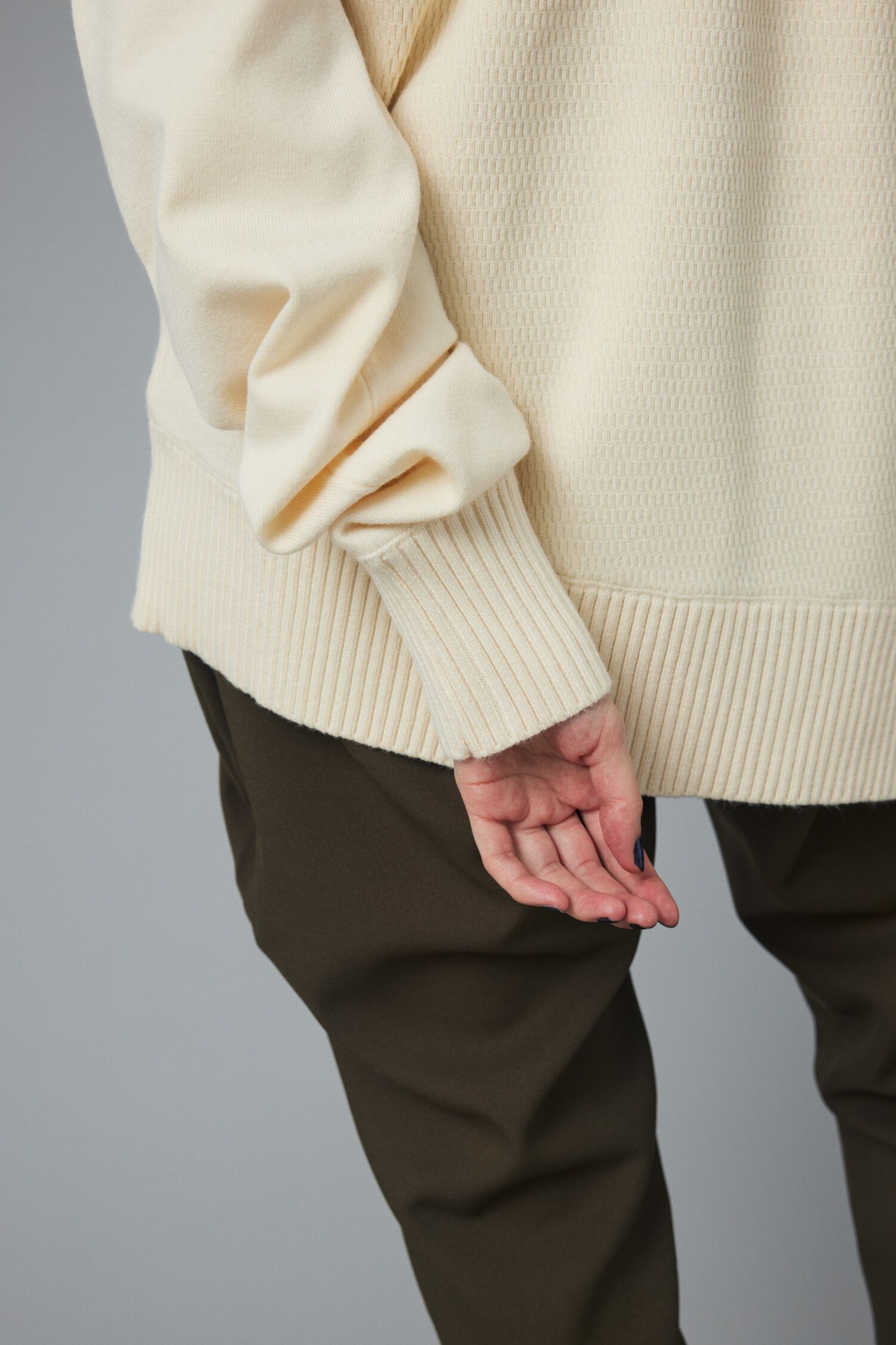 HeRIN.CYE「Thermal off shoulder tops」|ニット・セーター|