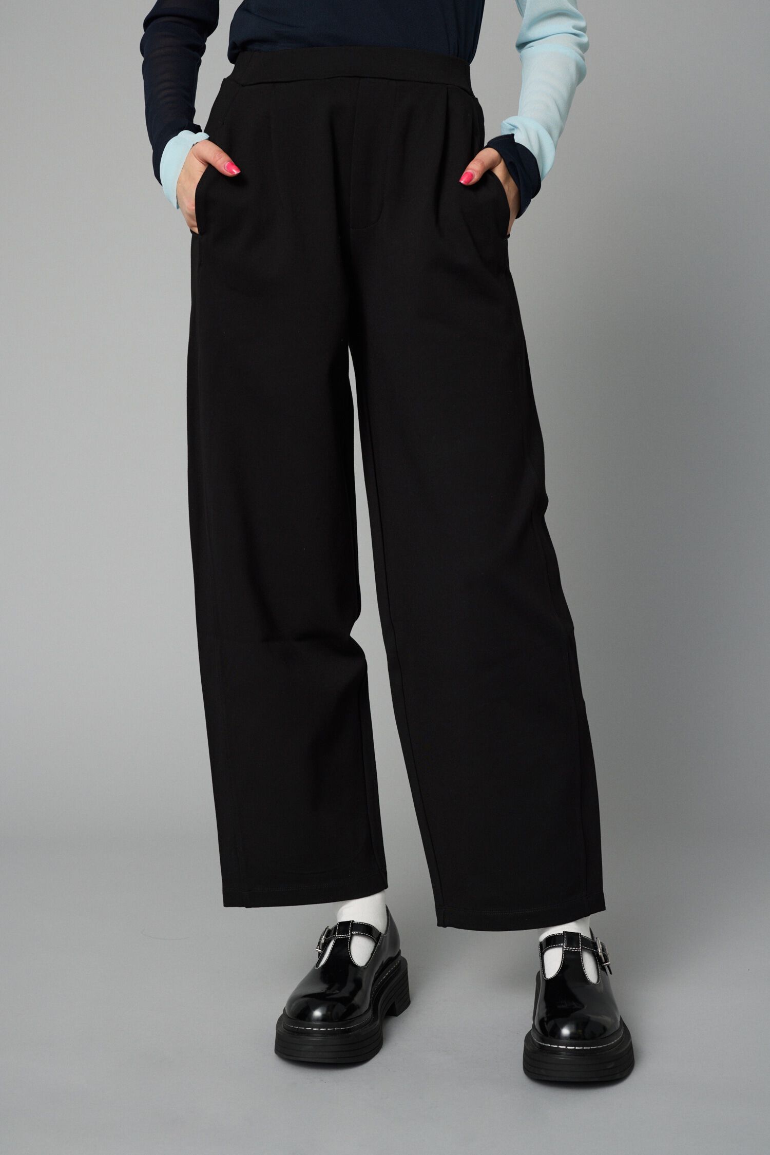 HeRIN.CYE「ponte cocoon pants」|その他|BLK