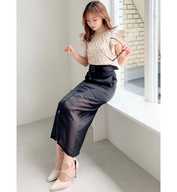 RESEXXY「シアーロングスカート」|スカート|