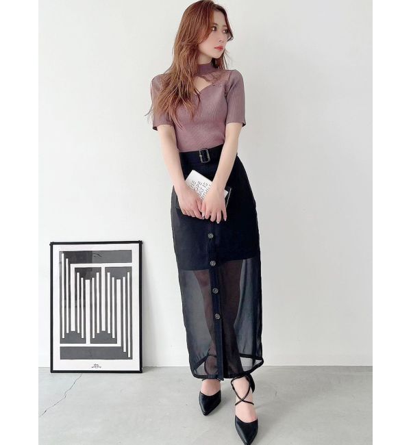 RESEXXY「シアーロングスカート」|スカート|