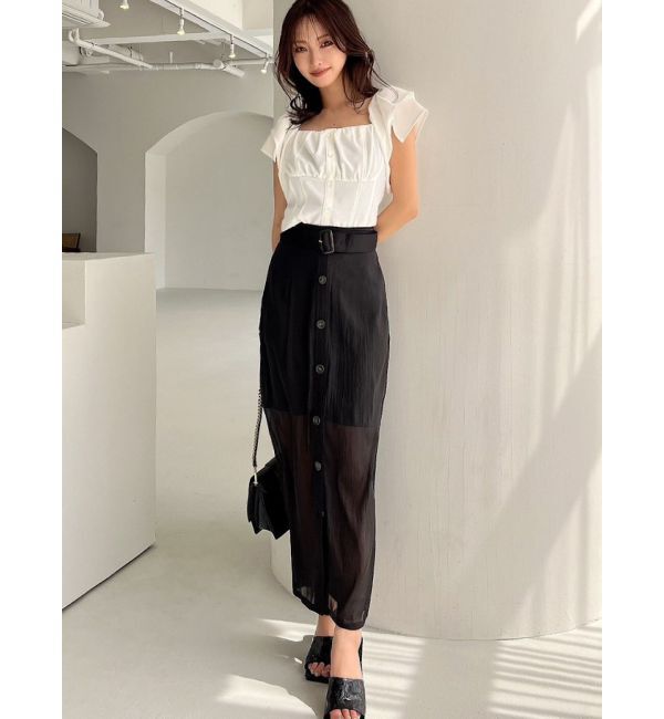 RESEXXY「シアーロングスカート」|スカート|