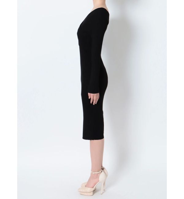 RESEXXY「フロントクロスニットタイトワンピース」|ワンピース|