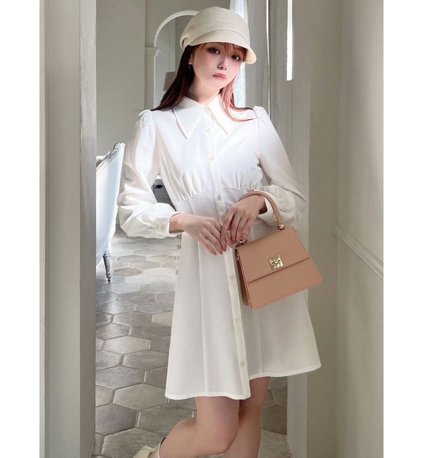 RESEXXY「コルセットシャツワンピース」|ワンピース|