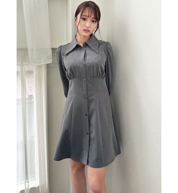 RESEXXY「コルセットシャツワンピース」|ワンピース|