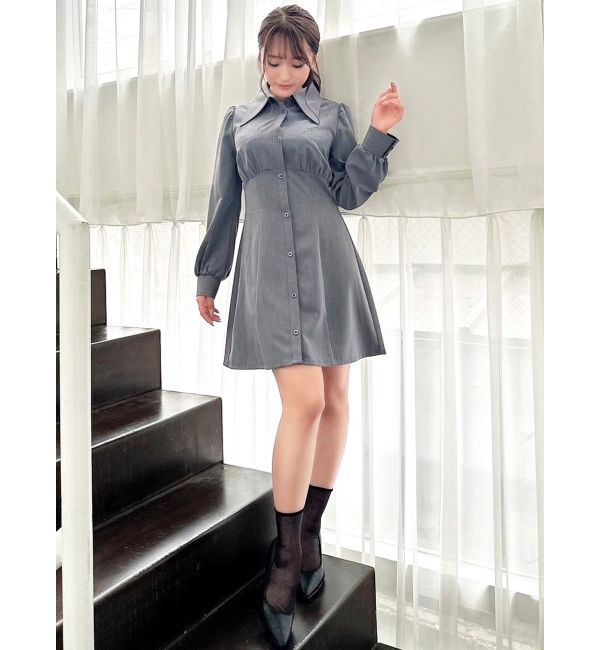 RESEXXY「コルセットシャツワンピース」|ワンピース|