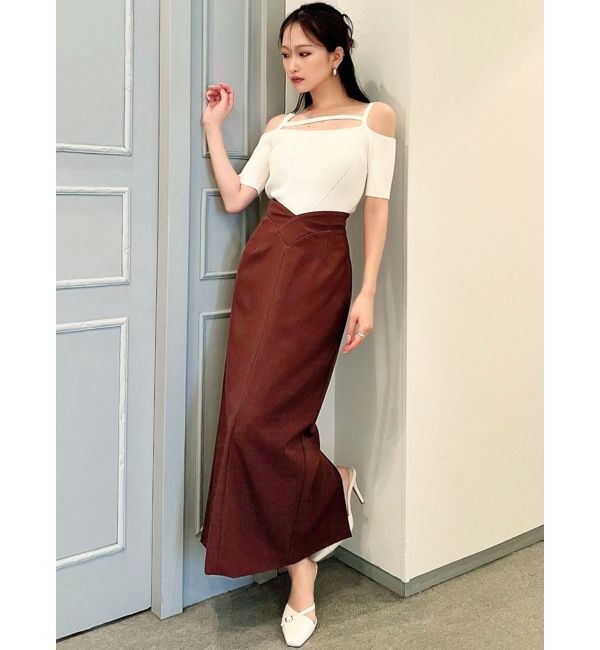 RESEXXY「ストリングデザインニットトップス」|ニット・セーター|