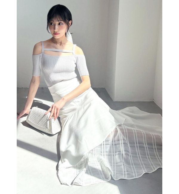 RESEXXY「ストリングデザインニットトップス」|ニット・セーター|