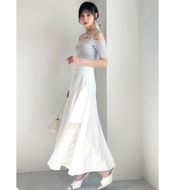 RESEXXY「ストリングデザインニットトップス」|ニット・セーター|