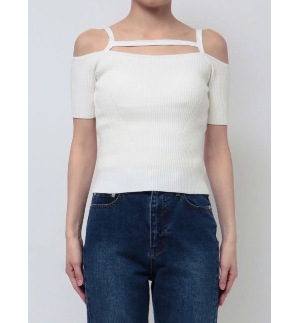 RESEXXY「ストリングデザインニットトップス」|ニット・セーター|