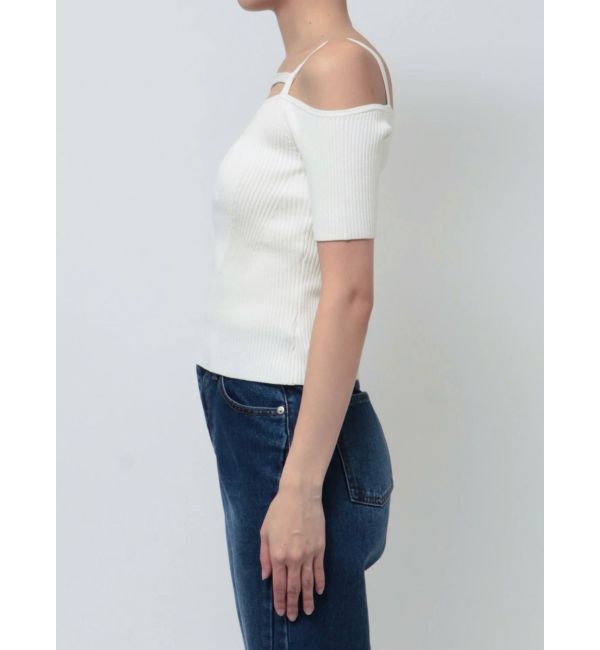 RESEXXY「ストリングデザインニットトップス」|ニット・セーター|