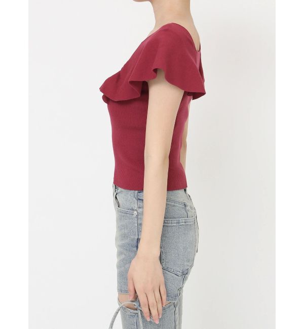 RESEXXY「ラッフルニットトップス」|ニット・セーター|