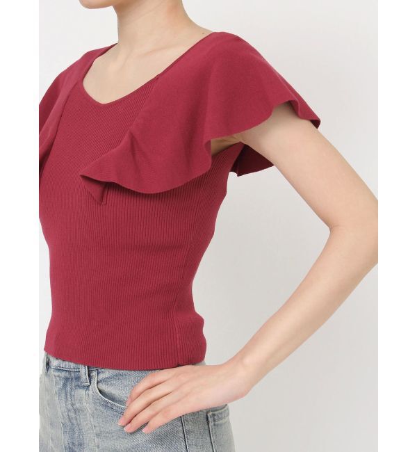 RESEXXY「ラッフルニットトップス」|ニット・セーター|