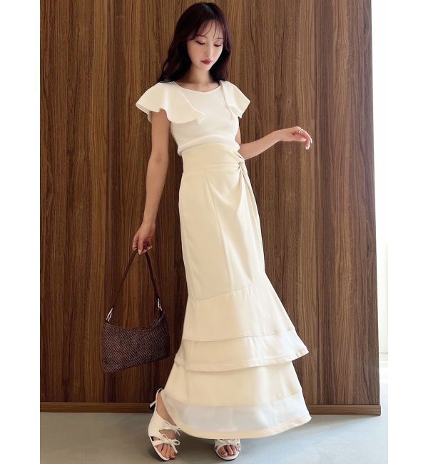 RESEXXY「ラッフルニットトップス」|ニット・セーター|