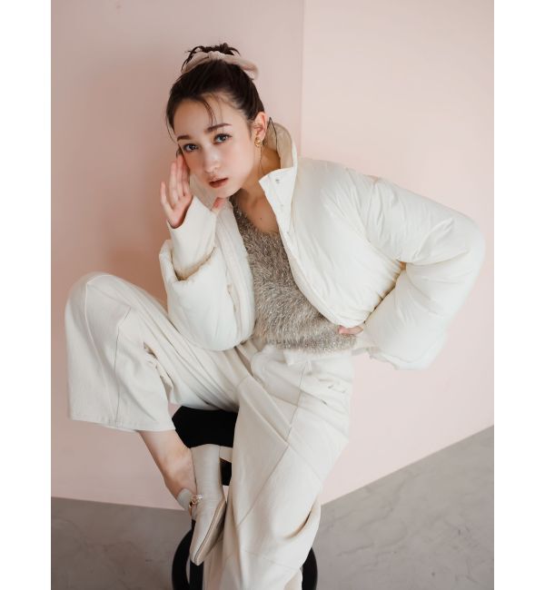 dazzlin「スタンドミドルブルゾン」|ブルゾン・スタジャン|