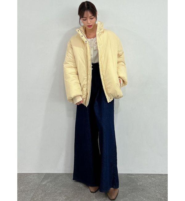 dazzlin「スタンドミドルブルゾン」|ブルゾン・スタジャン|