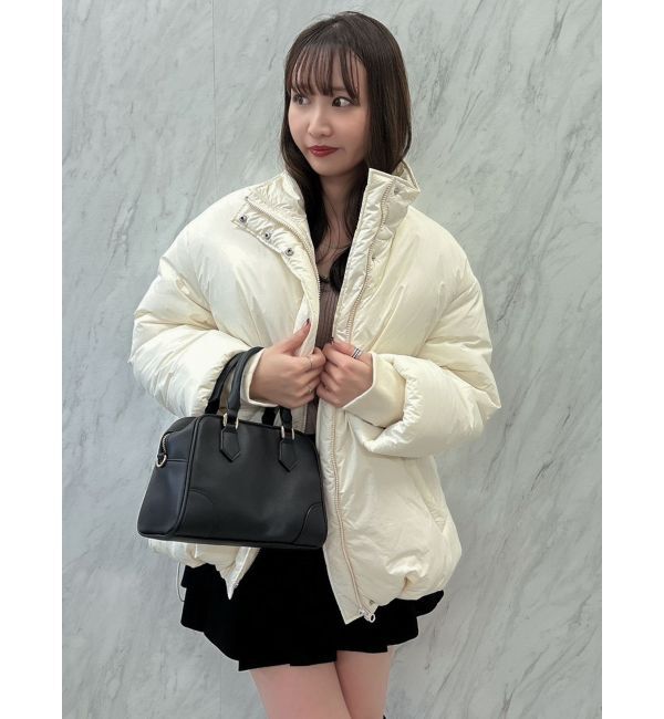 dazzlin「スタンドミドルブルゾン」|ブルゾン・スタジャン|