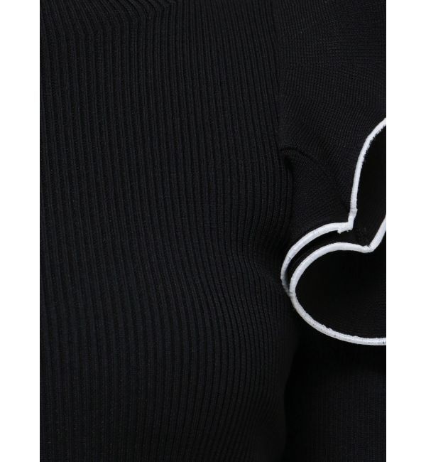 dazzlin「ショルダーオープンフリルニット」|ニット・セーター|