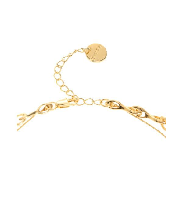 EMODA「ダブルチェーンロゴネックレス」|ネックレス|