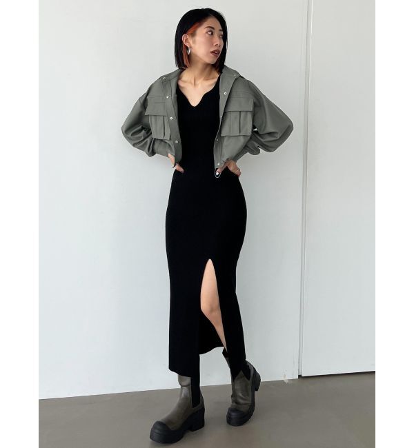 EMODA「ドローストリングクロップシャツ」|シャツ・ブラウス|