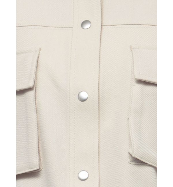 EMODA「ドローストリングクロップシャツ」|シャツ・ブラウス|