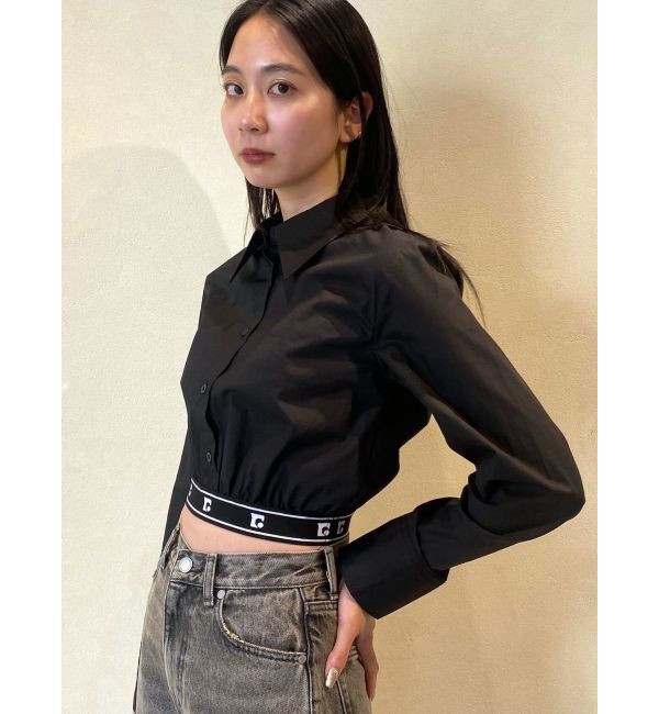 EMODA「ジャガードラインシャツトップ」|シャツ・ブラウス|