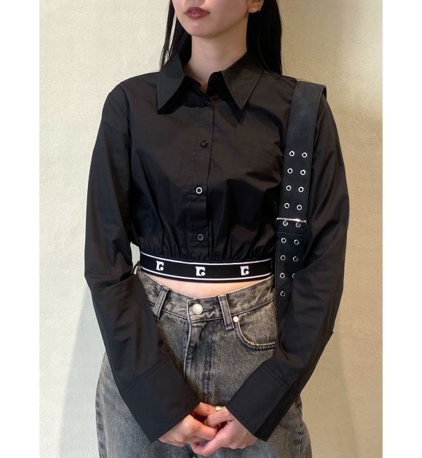 EMODA「ジャガードラインシャツトップ」|シャツ・ブラウス|