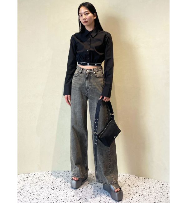 EMODA「ジャガードラインシャツトップ」|シャツ・ブラウス|