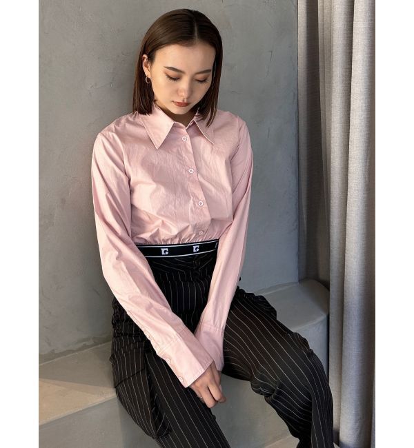 EMODA「ジャガードラインシャツトップ」|シャツ・ブラウス|