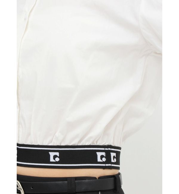 EMODA「ジャガードラインシャツトップ」|シャツ・ブラウス|