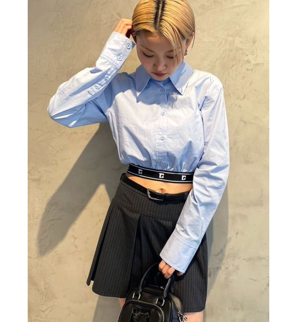 EMODA「ジャガードラインシャツトップ」|シャツ・ブラウス|