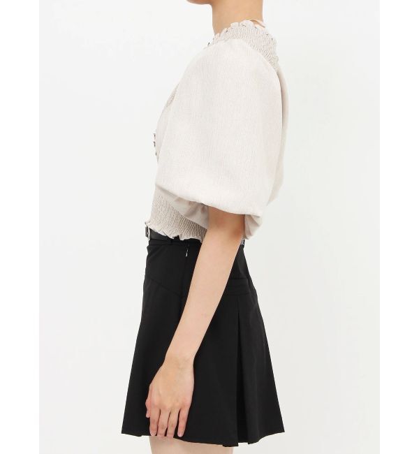 EMODA「シャーリングミニトップ」|シャツ・ブラウス|