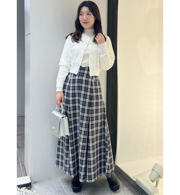 MERCURYDUO「ビジューボタンニットカーディガン」|カーディガン|