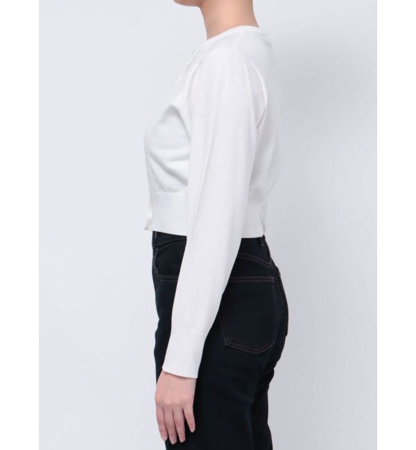 MERCURYDUO「ビジューボタンニットカーディガン」|カーディガン|