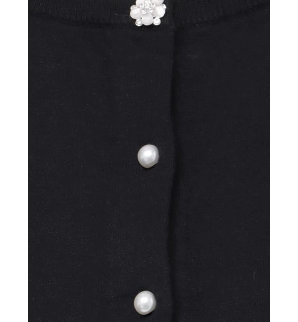 MERCURYDUO「ビジューボタンニットカーディガン」|カーディガン|