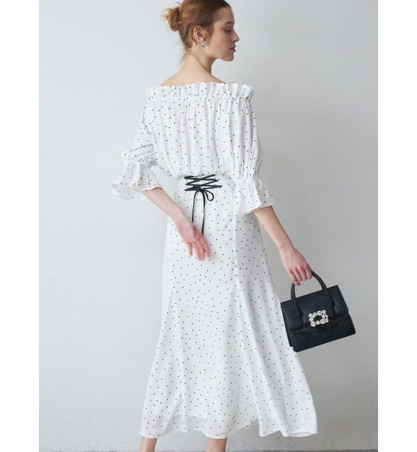 MERCURYDUO「【セットアップ着用可】オフショルヘムバルーンブラウス」|シャツ・ブラウス|