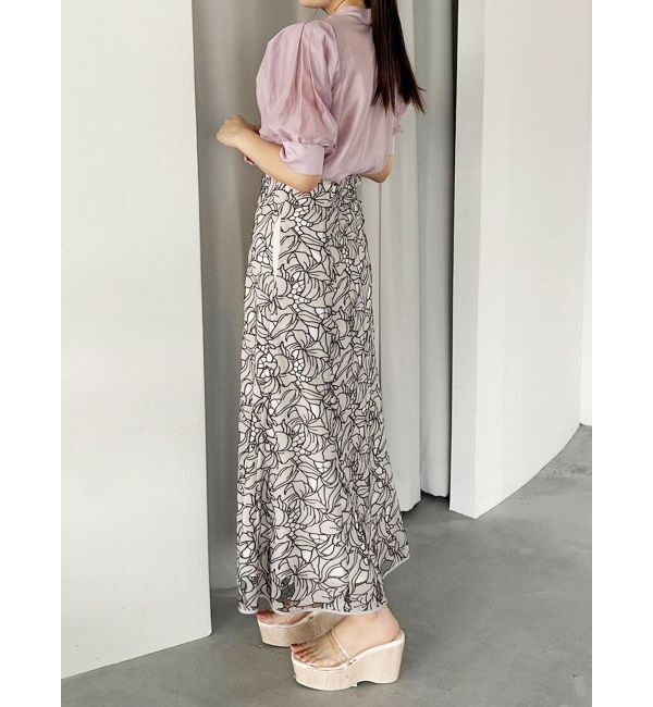 MERCURYDUO「カットワーク刺繍マーメイドスカート」|スカート|