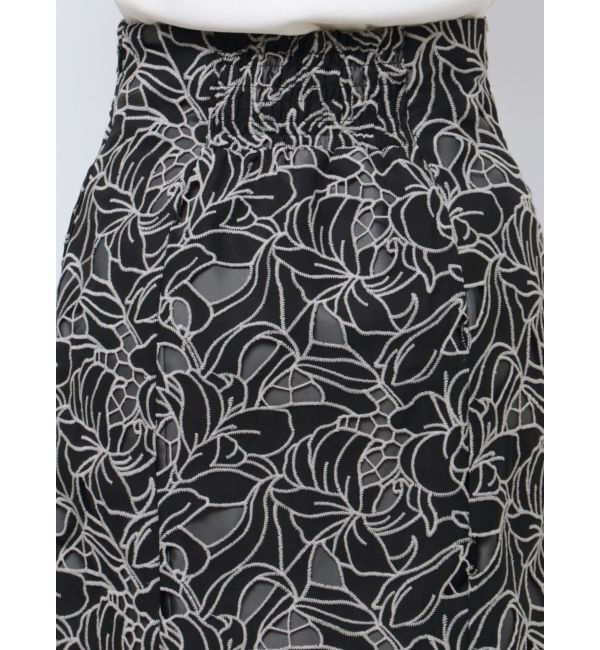 MERCURYDUO「カットワーク刺繍マーメイドスカート」|スカート|