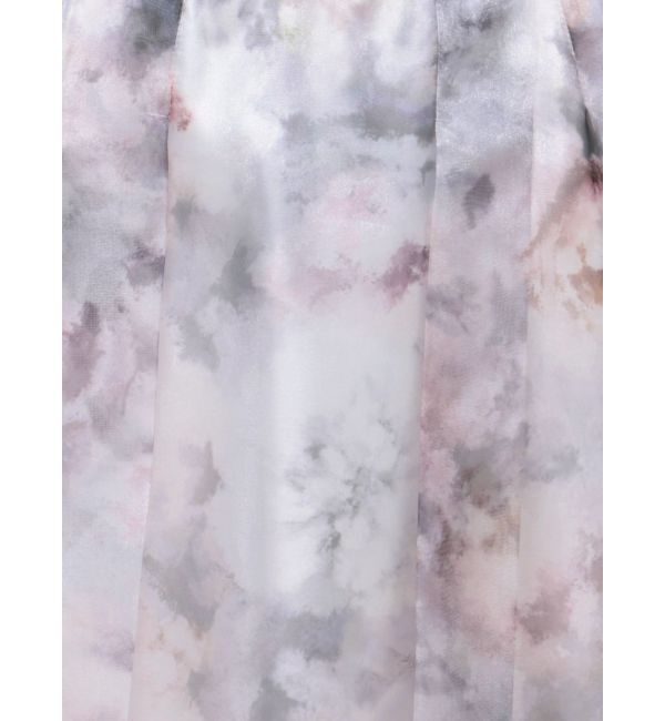 MERCURYDUO「アートフラワープリントフレアスカート」|スカート|