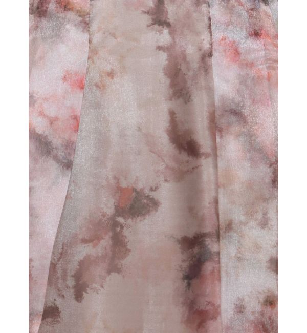 MERCURYDUO「アートフラワープリントフレアスカート」|スカート|