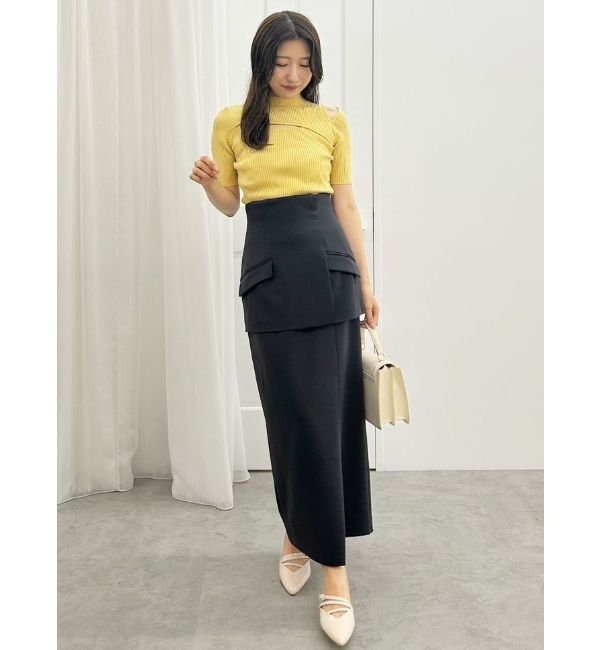 MERCURYDUO「2WAYカットアウトニット」|ニット・セーター|