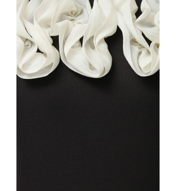 MERCURYDUO「デコルテバルーンフリルキャミワンピース」|ワンピース|