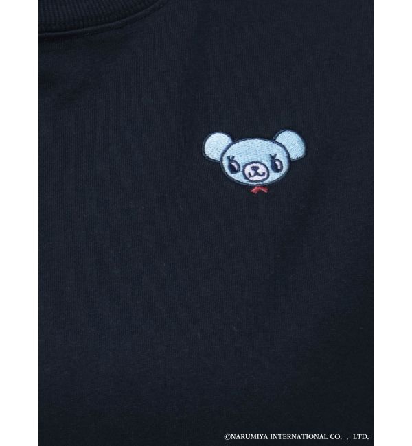 MERCURYDUO「【ポンポネットジュニアコラボ】 ミントくん刺繍オーバースエット」|スウェット・ジャージ|