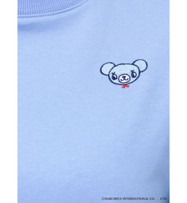 MERCURYDUO「【ポンポネットジュニアコラボ】 ミントくん刺繍オーバースエット」|スウェット・ジャージ|