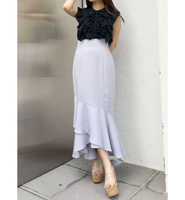 MERCURYDUO「アシメマーメイドスカート」|スカート|