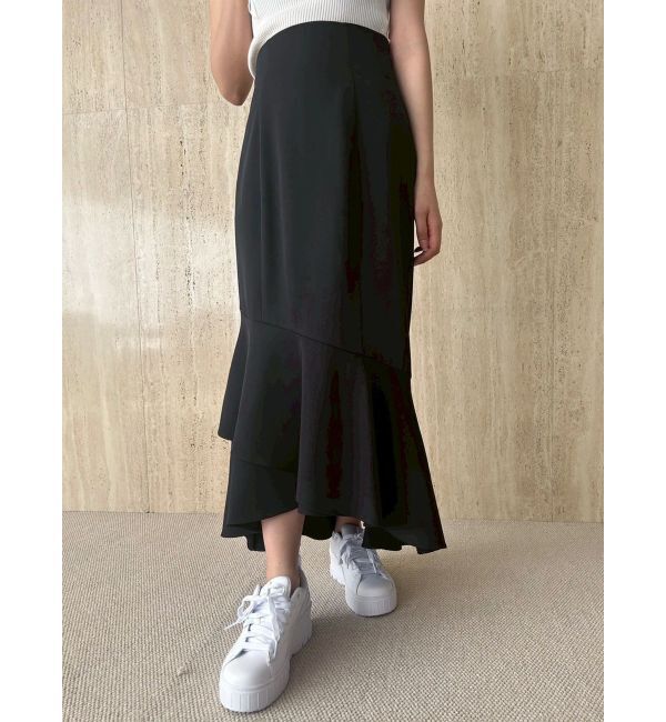 MERCURYDUO「アシメマーメイドスカート」|スカート|ブラック