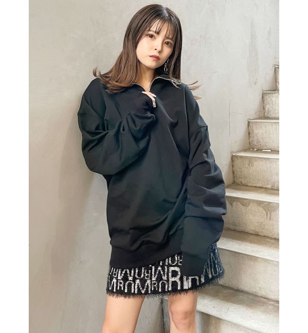 MURUA「シャギーパターンミニスカート」|スカート|