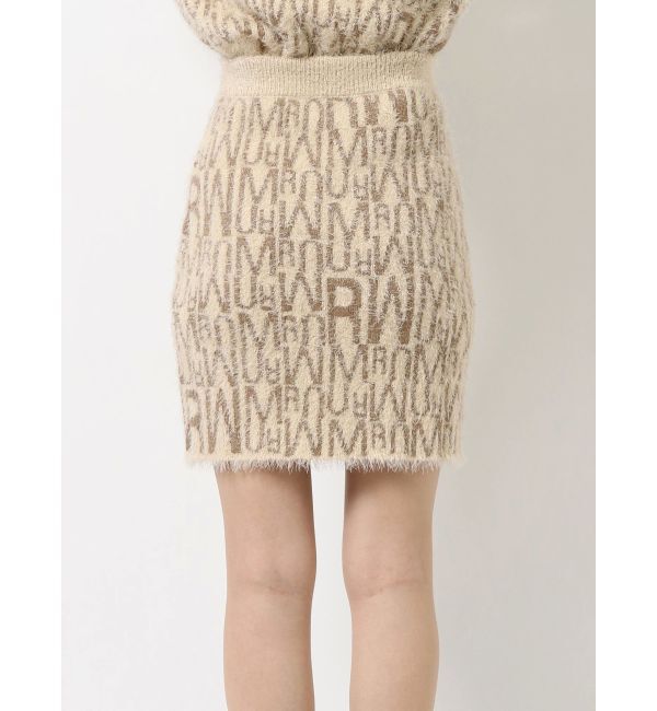MURUA「シャギーパターンミニスカート」|スカート|